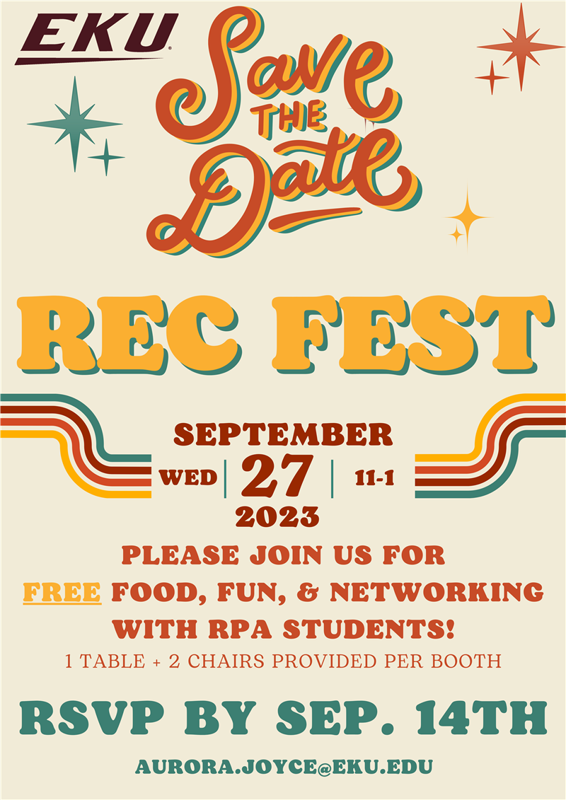 EKU Rec Fest- Save the Date